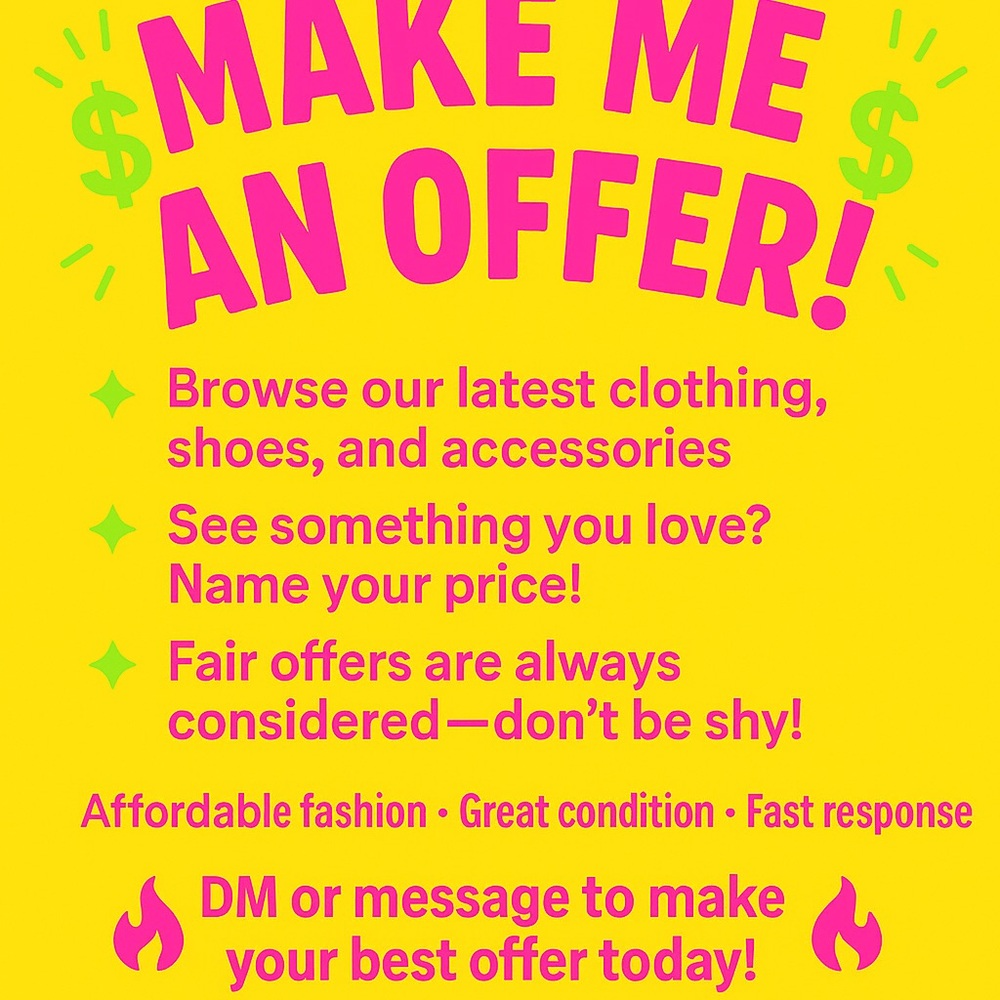 Accepting offers!